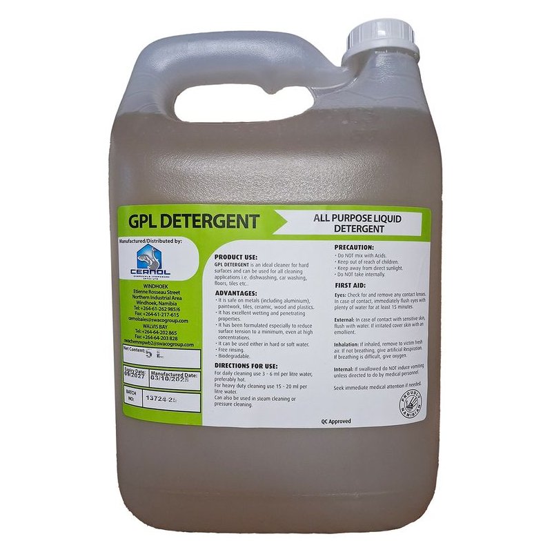GPL Detergent pack manufactured by Cernol